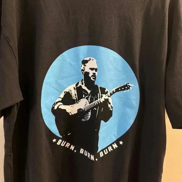 Zach Bryan Shirt Burn Burn Burn Tour Official Merch Tee - Picture 2 of 4